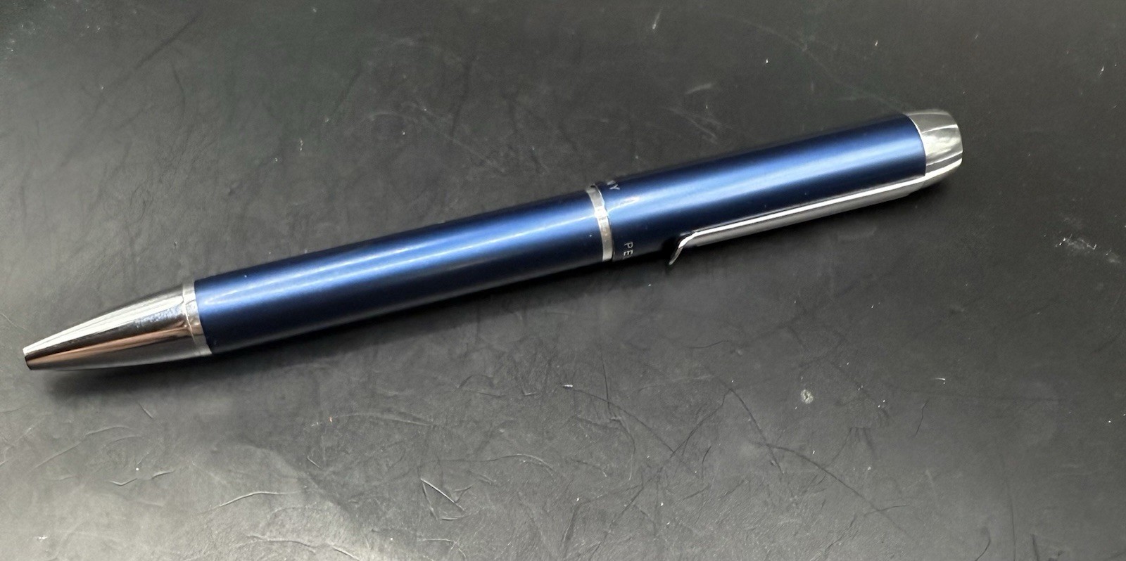 Pelikan Pura K40 Blue & Silver Ballpoint Pen Made In Germany Needs Ink Refill