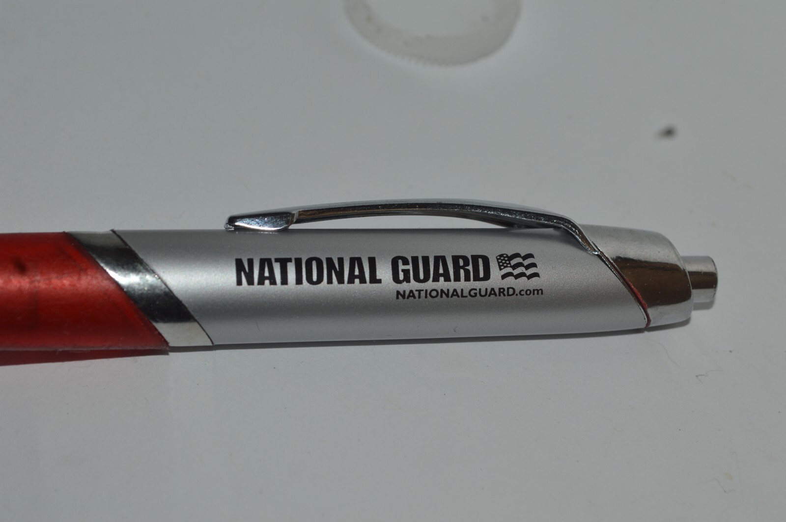 NATIONAL GUARD Ballpoint Pen Ergonomic Grip New Old Stock