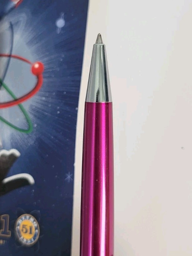 Retro 51 Tornado Hot Pink Rollerball Pen + 3 Refills (1 Installed, 2 New)