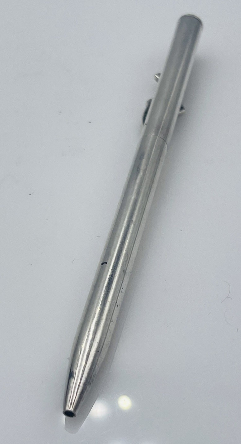 Tiffany & Co. Vintage Sterling Silver Enamel Fish Clip Ballpoint Pen