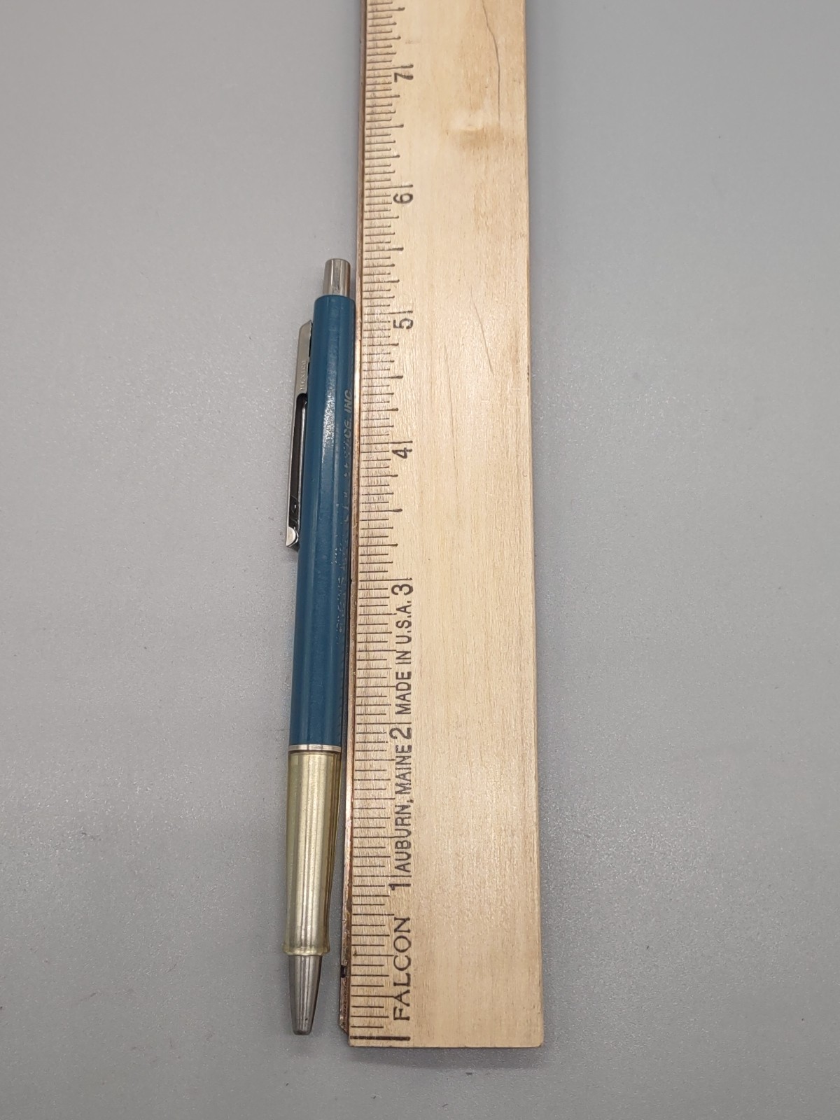 Paper Mate «Clear Grip» Contour Double Hearts Ballpoint Pen. Blue. Vintage