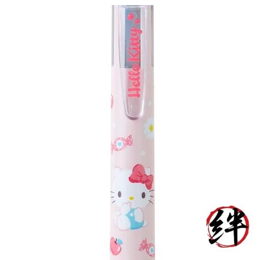 4 Color Ballpoint Pen Hello Kitty Ink Color: Black Blue Red Green 0.02 inch