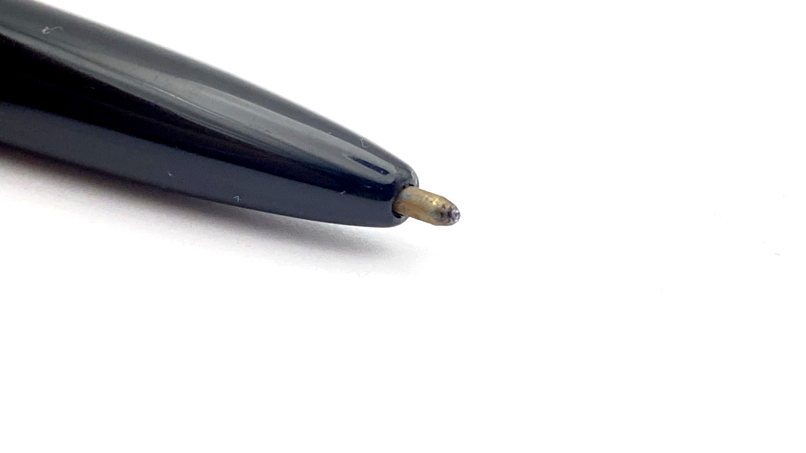 VINTAGE PELIKAN MK10 BALLPOINT PEN BLACK AND GREEN GOLD TRIM MADE IN GERMANY