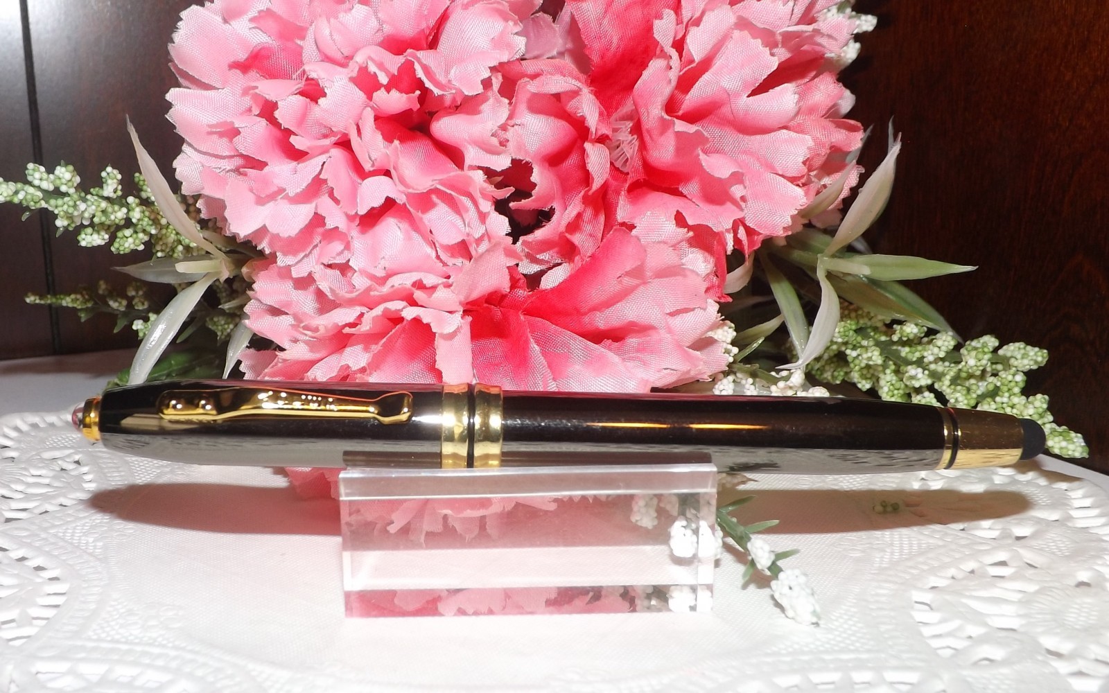 3 in 1 Royale Excel Tech Gunmetal Ballpoint Stylus LED Adler Pen-Quality