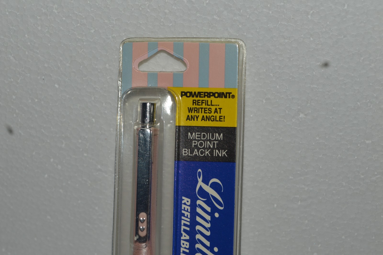 PAPER MATE Limited Edition Ball Pen Pearlescent Soft Pink Japan Made 1989 MIP