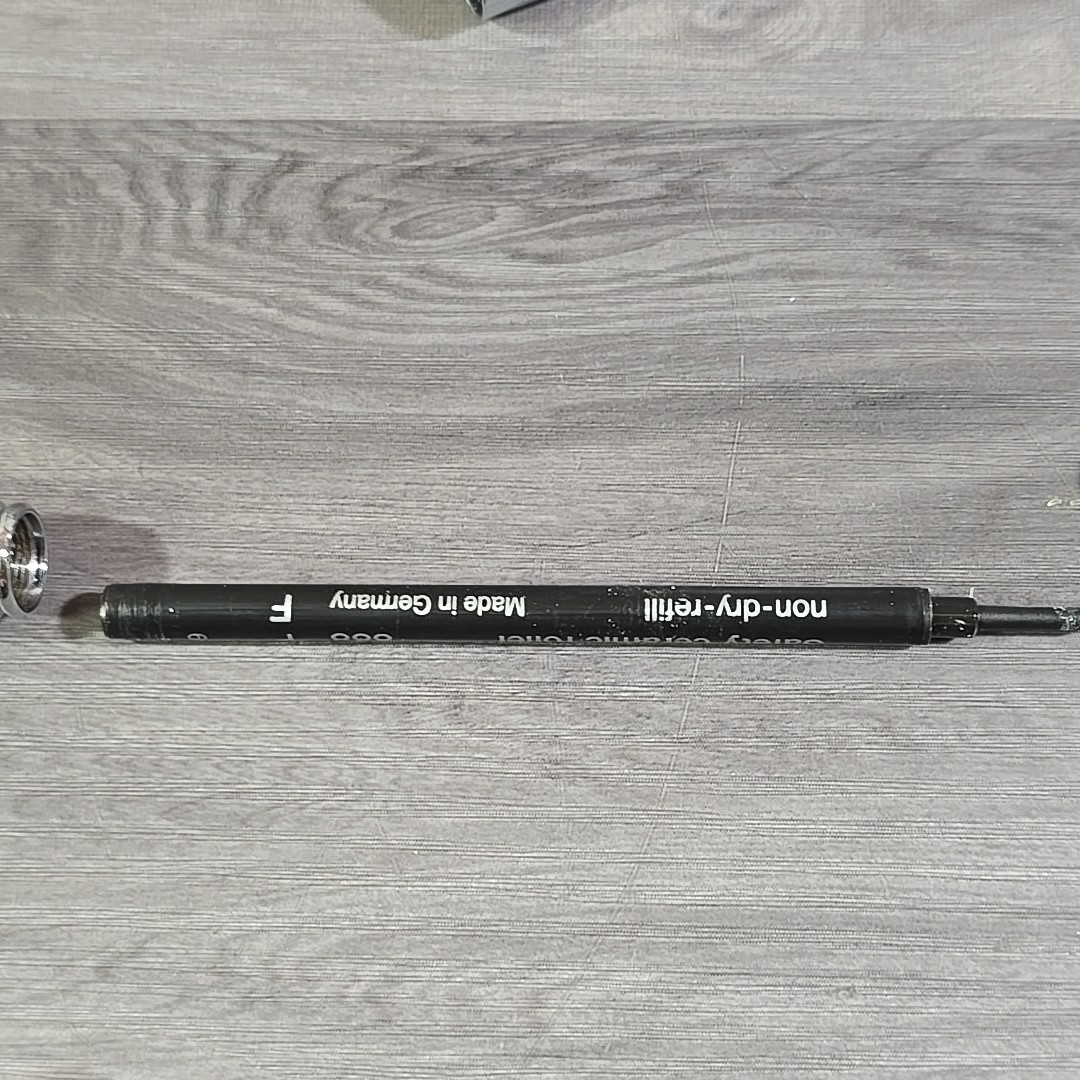 BETTONI Ballpoint Pen Daimler Chrysler Metal With Leather?