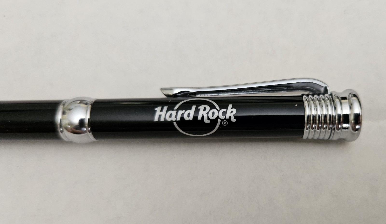 Hard Rock Premium Black Ballpoint Pen Set of 3 Pens with Black Ink NEW
