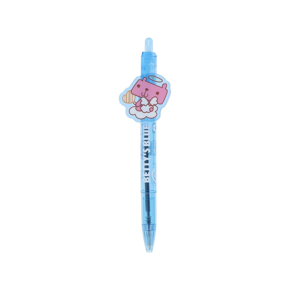 Sun-Star Betty’s Blue Ballpoint Pen with Plate, Blue S4658957