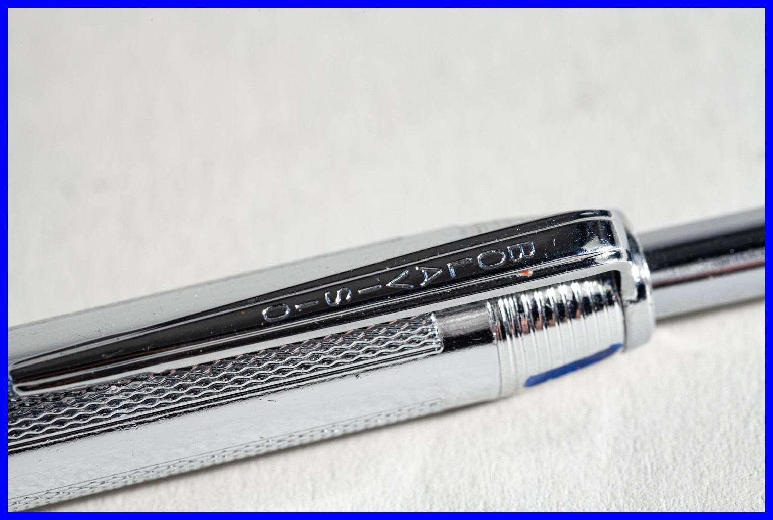 1961-1970 Bolavisio 2-Color Multi Ballpoint Pen Steel “J. Malle” Engraving