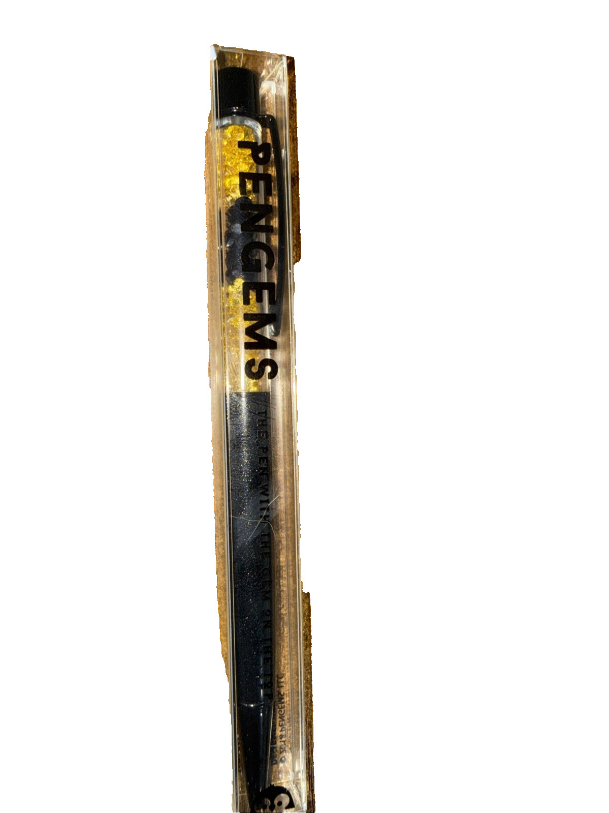 PenGems Pen with Gem – Solid black Pattern w/ Colored crystals & BOX