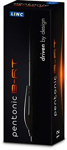 Pentonic BR-T Retractable Ballpoint Pens, 12 Count 12 Count (Pack of 1) Black
