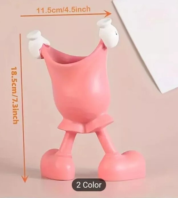 Us Seller New Mickey Mouse Planter Pot / Brush, Pen, Pencil Holder, Desk Decor
