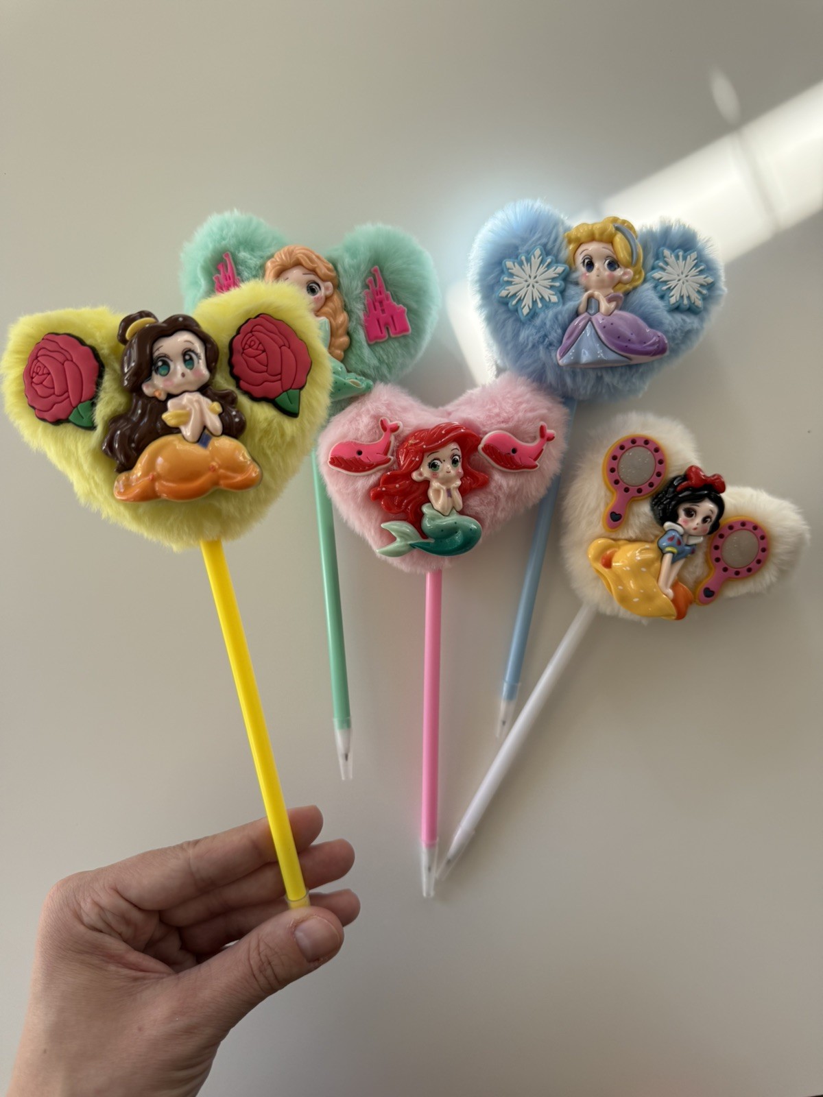 Cute Princess Plush Pen – Soft Furry Ballpoint Pen Gift for Kids & Girls (1 pc)