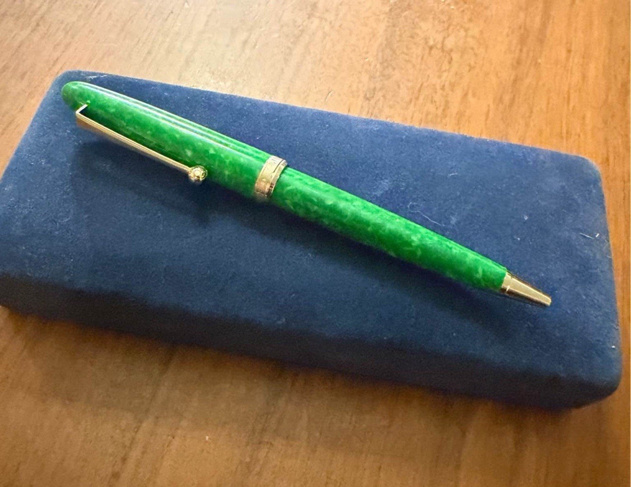 Sailor Magellan Jade Green Ballpoint Pen with Case