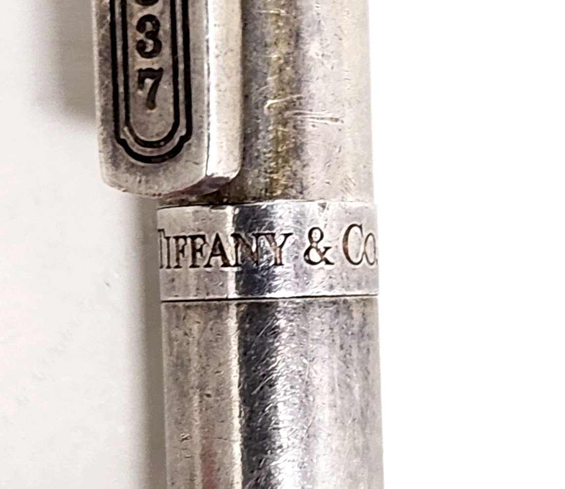 Tiffany & Co. 1837 Ballpoint Pen Sterling Silver 925 Made in Germany – 4 1/2″