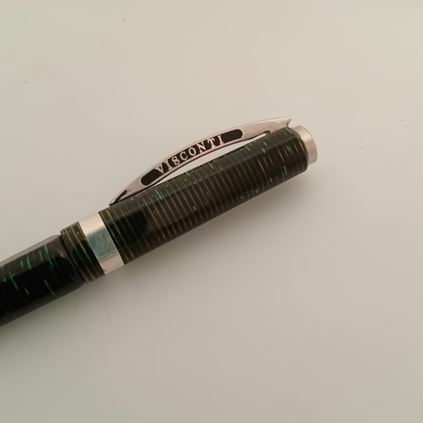 Visconti Wall Street Celluloid Green Pearl Ballpoint Pen