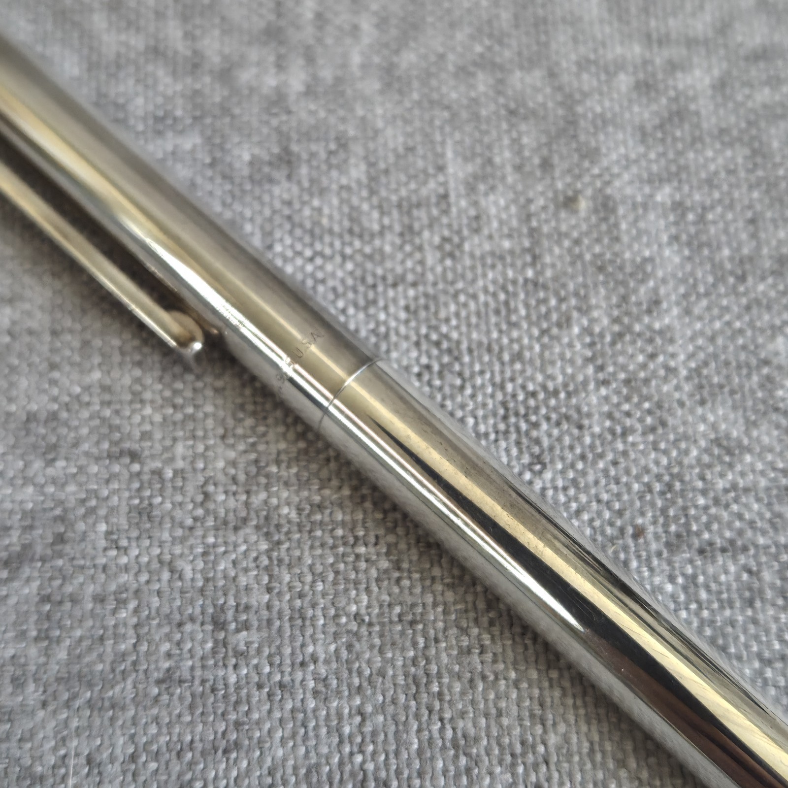 Vintage Tiffany & Co Sterling Silver Ballpoint Pen 925 USA T Clip Inscribed