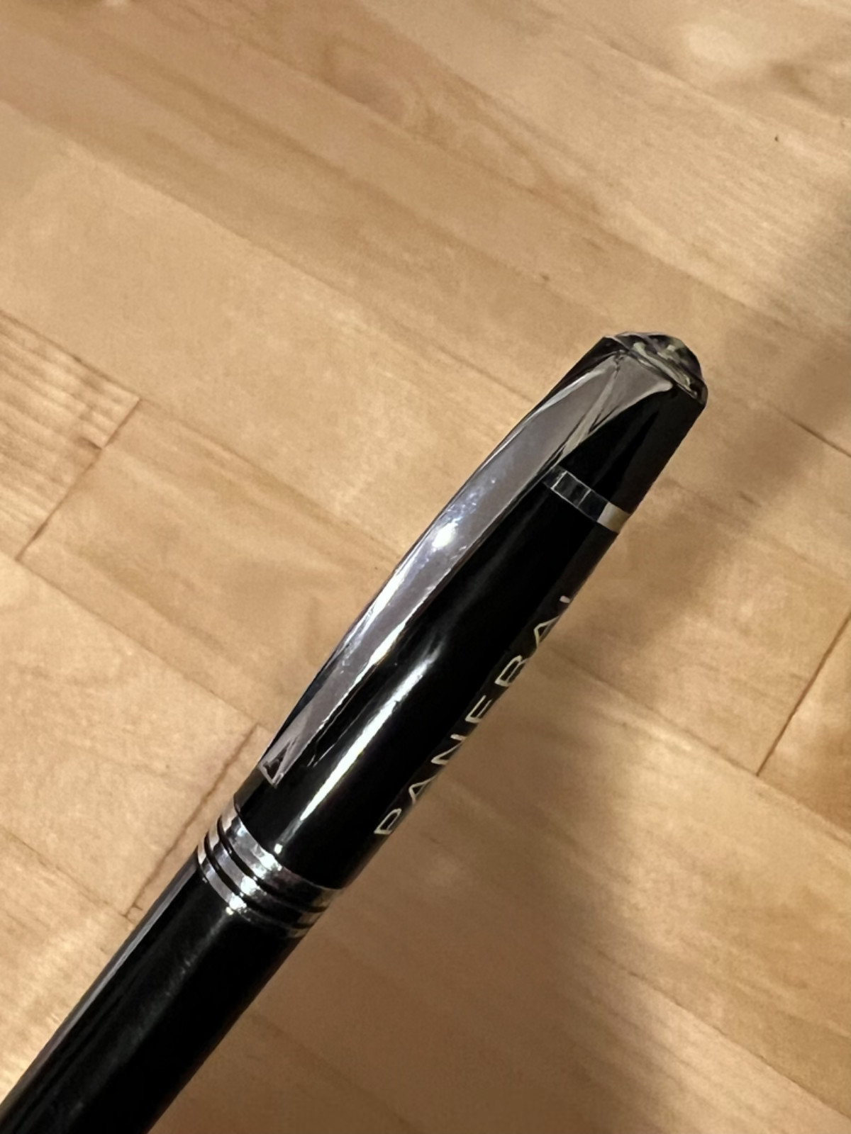 PANERAI Black Silver Twisted Ballpoint Novelty Pen – No Box – Office Panerai Pen