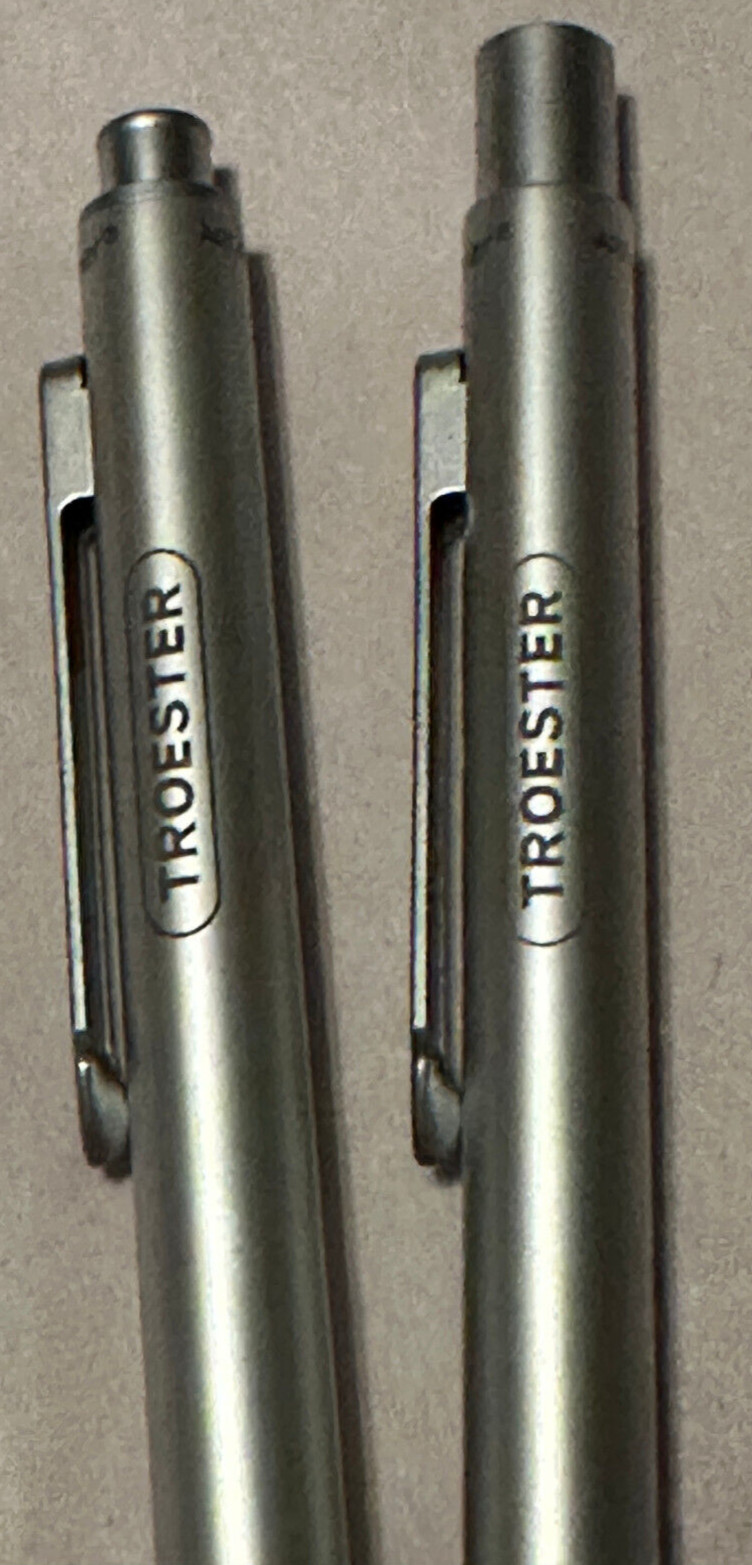Vintage Rare Messmer «Troester» Ballpoint Pen Set of 2 Made in Germany *NEW*