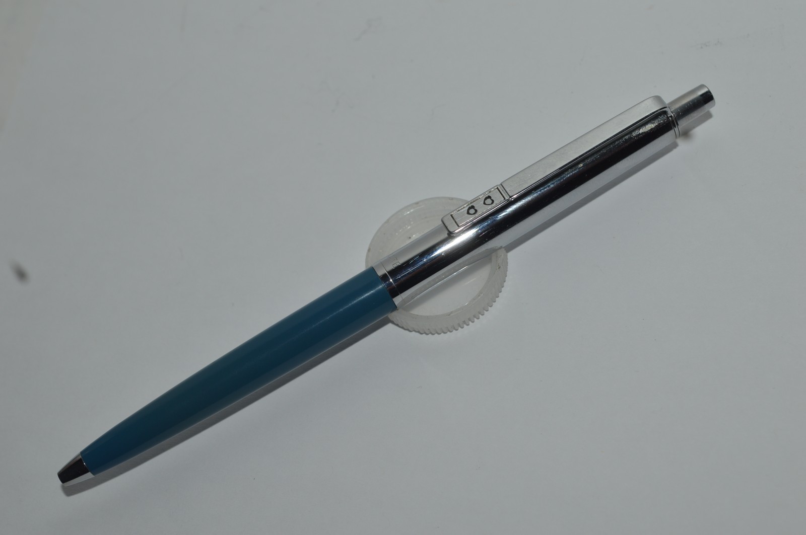 PAPER MATE Profile #2 Reg Grip Ballpoint Pen Blue Barrel Made In USA 1990s