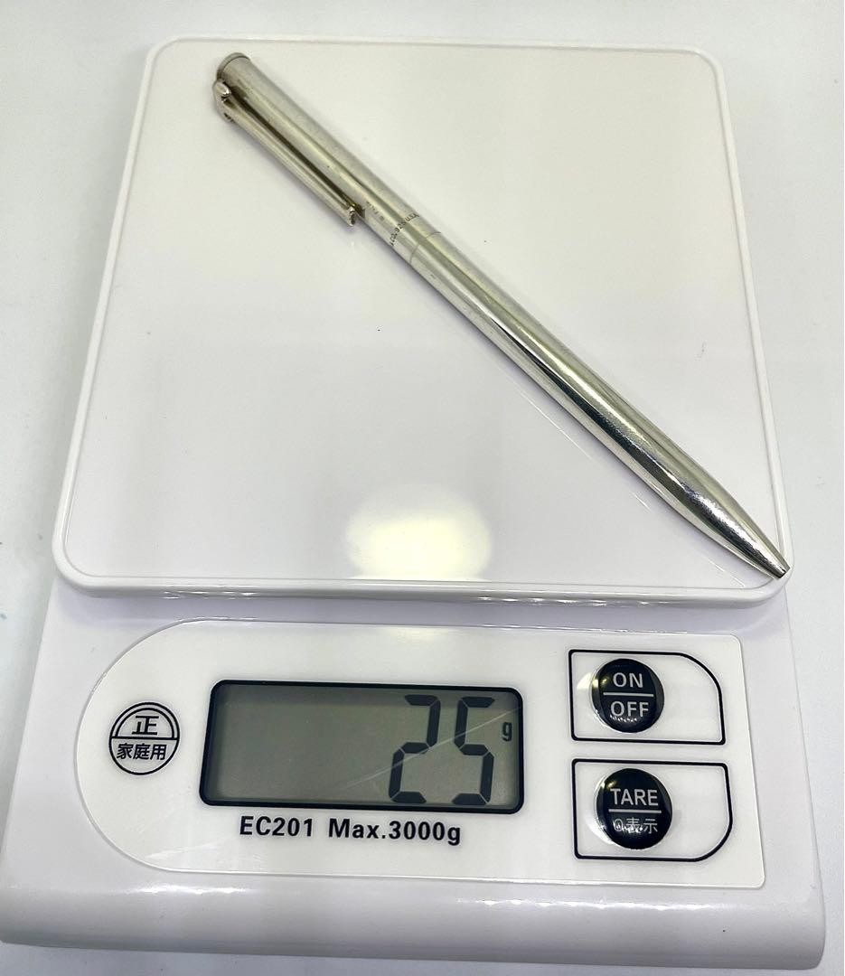 Tiffany & Co. SV925 T-Clip Ballpoint Pen Silver Unisex Pre-Owned Twist Mechanism