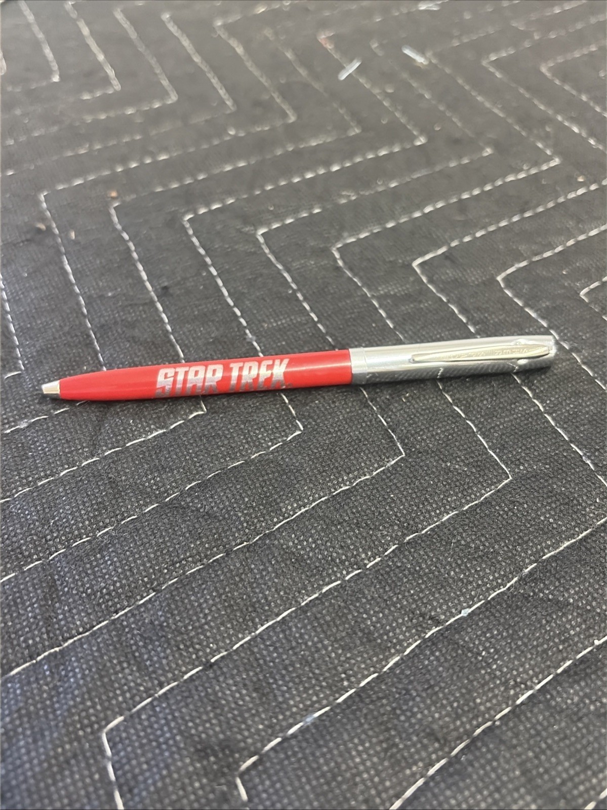 Star Trek Fisher Space Pen Ball Point Black Ink 1992 Red NASA – Writes Fine!