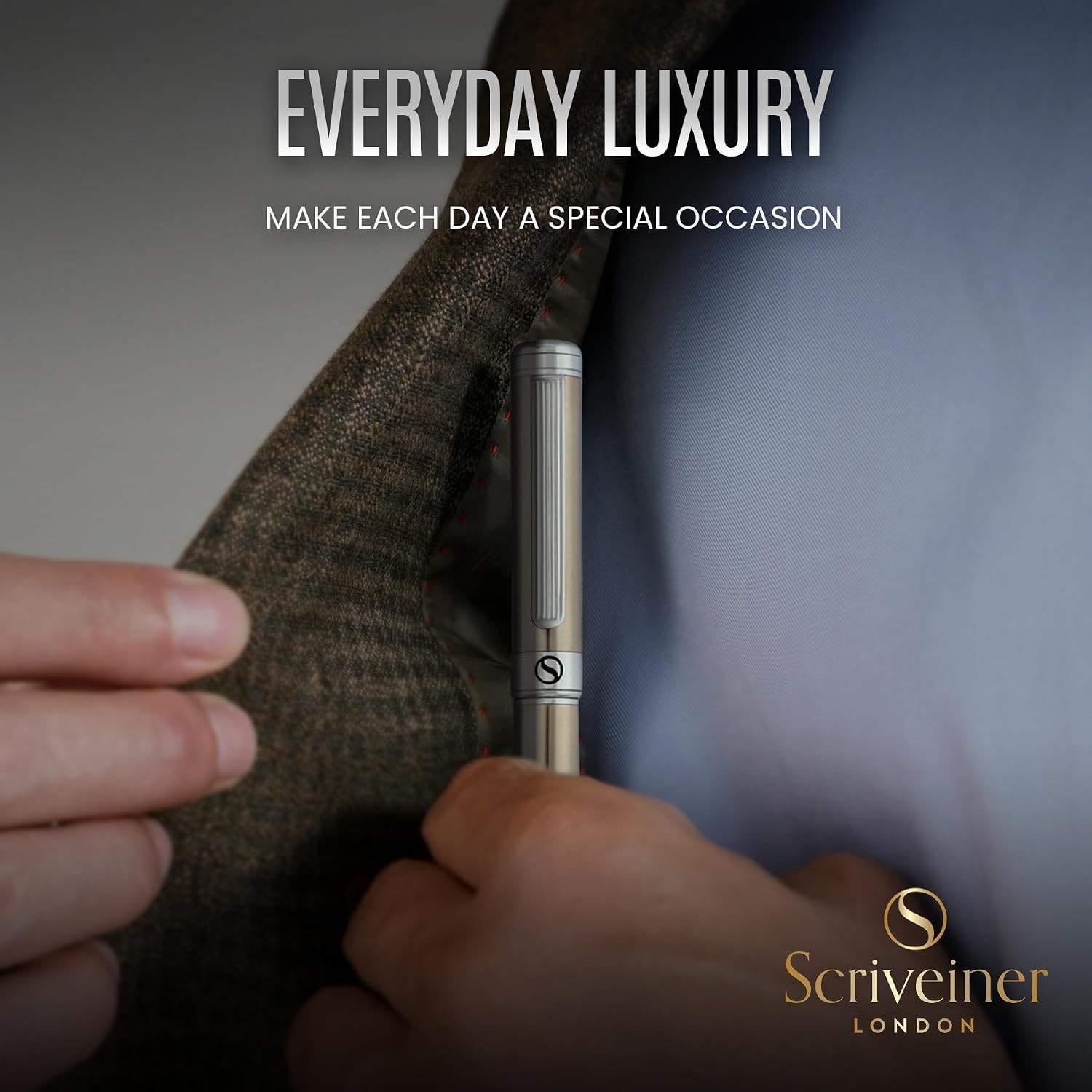 Stunning Luxury Stainless Steel Ballpoint Pen with Schmidt Refill – Perfect Gift