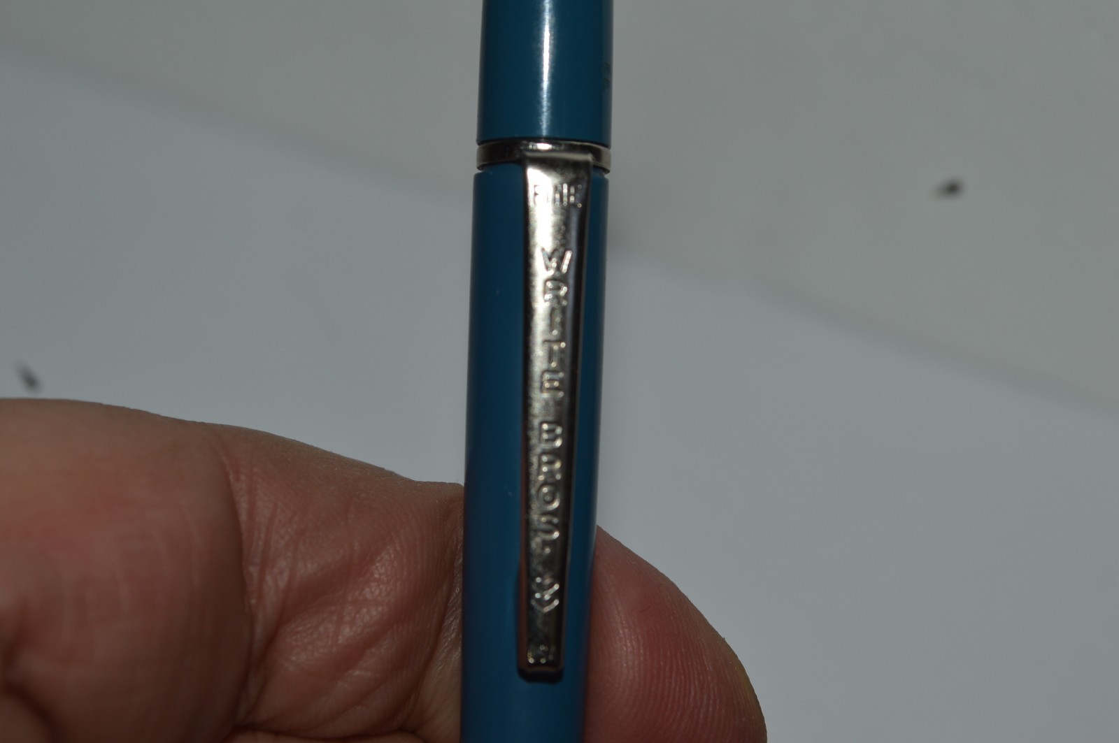 Paper Mate Write Bros Ballpoint Pen Refillable Blue Color Made In USA 1970’s