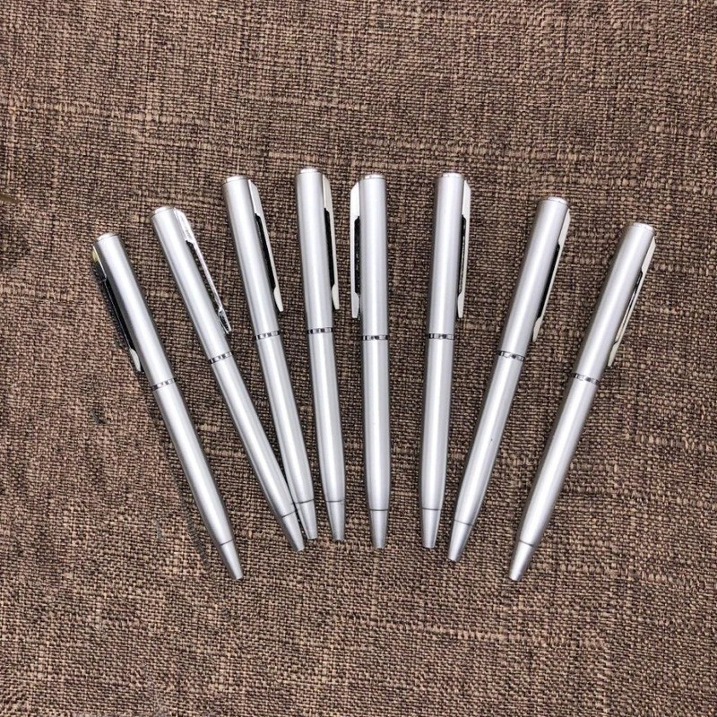 10pcs Ballpoint Pen Short Spin Office School Teenager ball Roller Ink Black