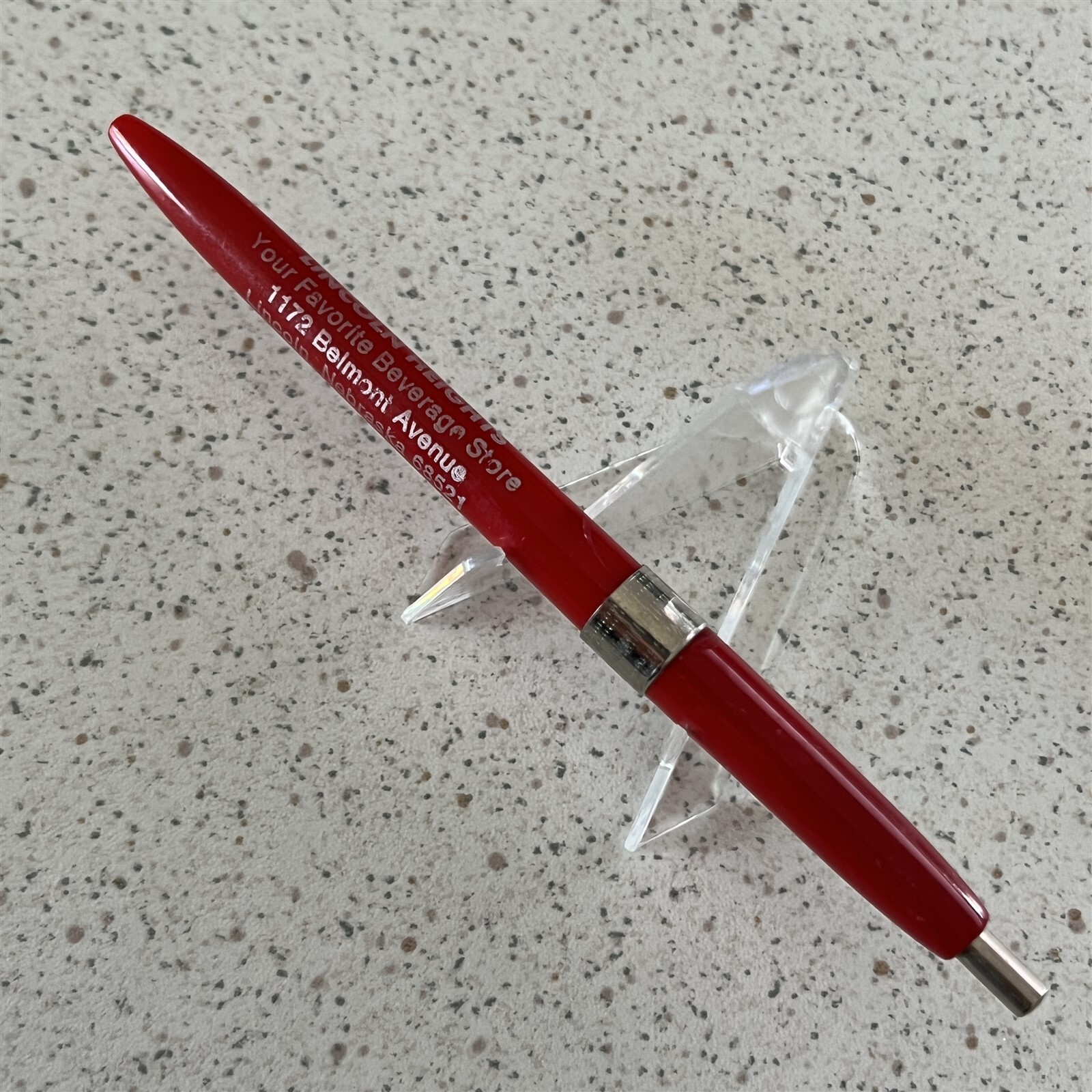 Lincoln Heights Beverage Store Nebraska Vintage Ballpoint Pen #20137