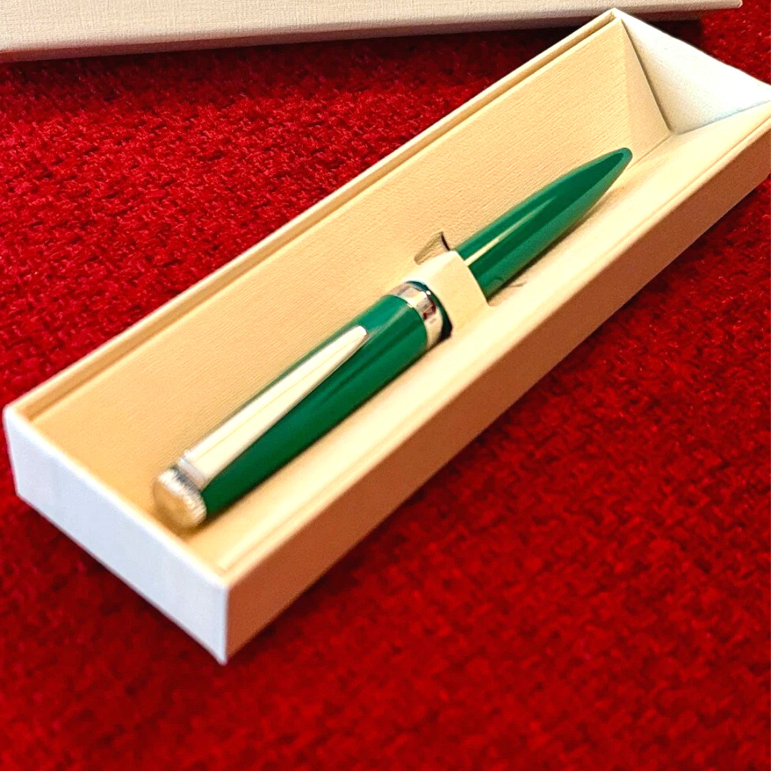 ROLEX Green Emerald Emblem Twist Ballpoint Pen AD VIP Gift