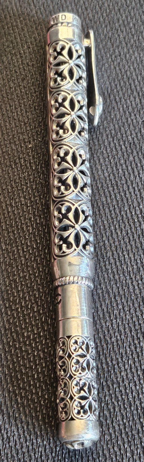 High Quality & Elegant Sterling Silver (S925) Filigree Ballpoint Pen