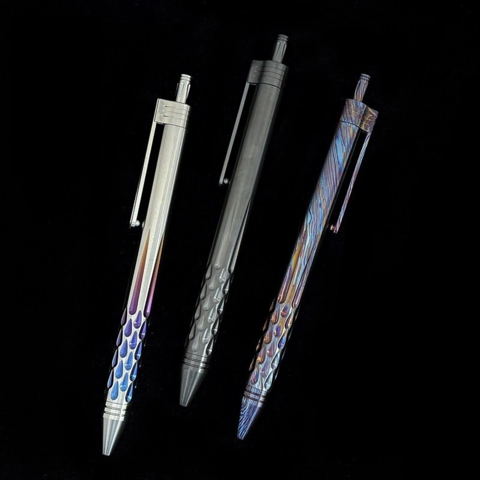 Titanium Ballpoint Pen Signature Writing Pocket Pen Business Office EDC Pen Gift