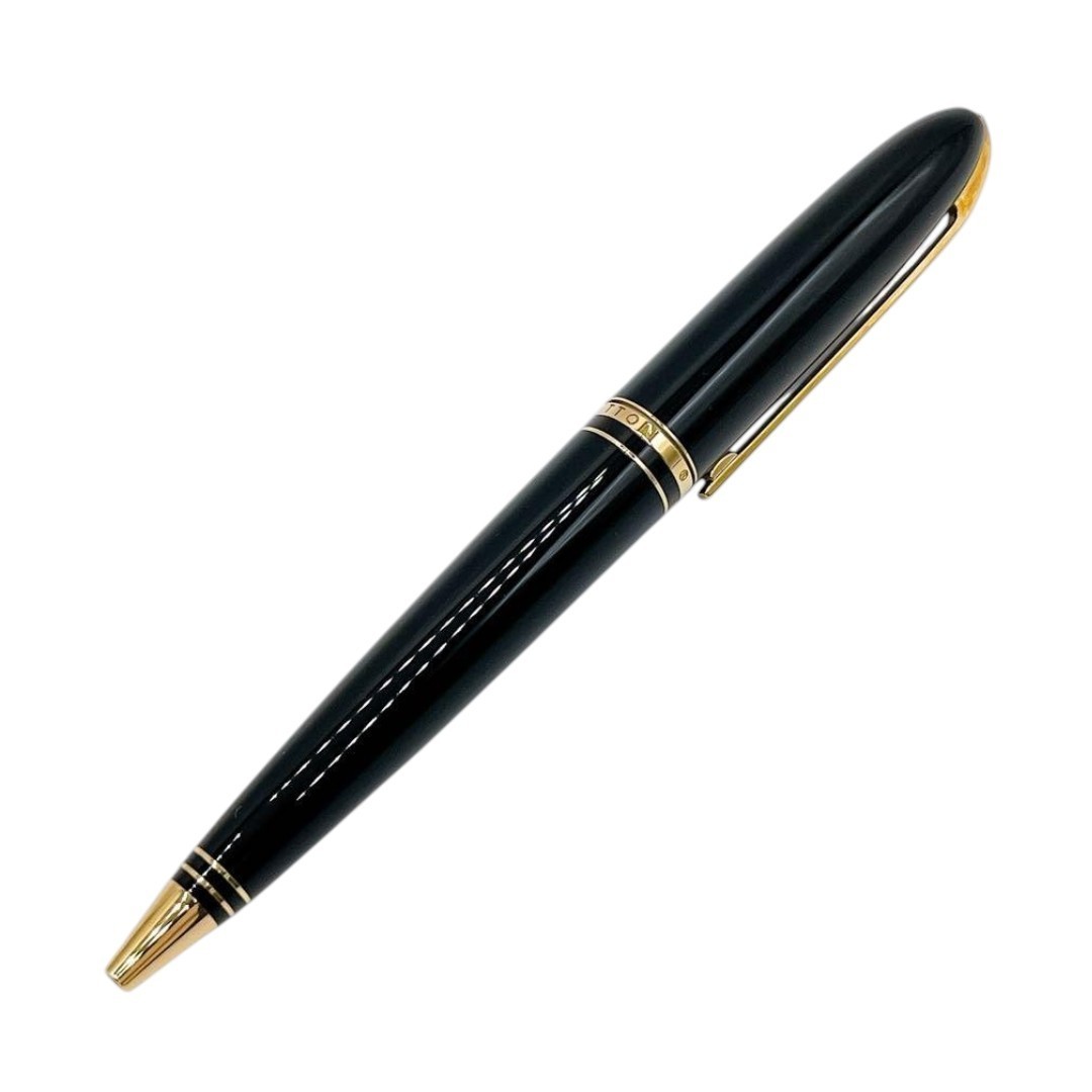 Louis Vuitton N72702 Black Gold Ballpoint Pen Unisex Luxury Writing Instrument
