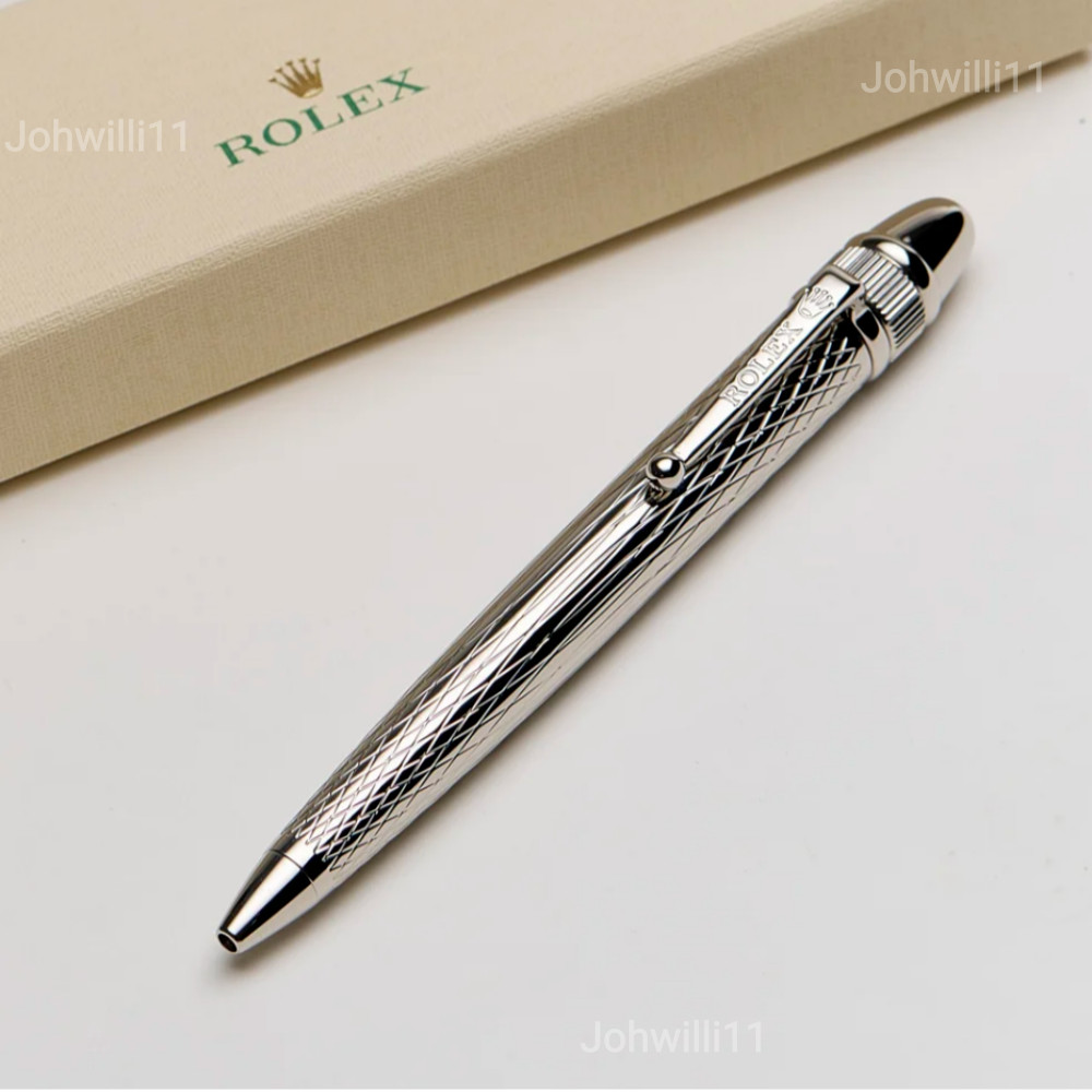 Hot Rolex Gift Ballpoint Silver Pen NEW RARE Novelty New With Box Executive Gift