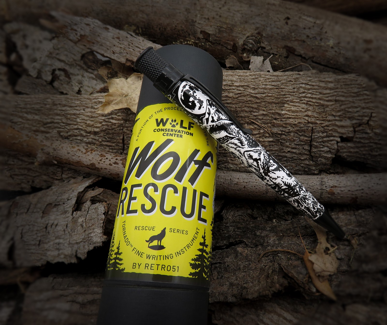 Retro 51 Tornado Wolf Rescue Ballpoint Pen – NEW in Original Box