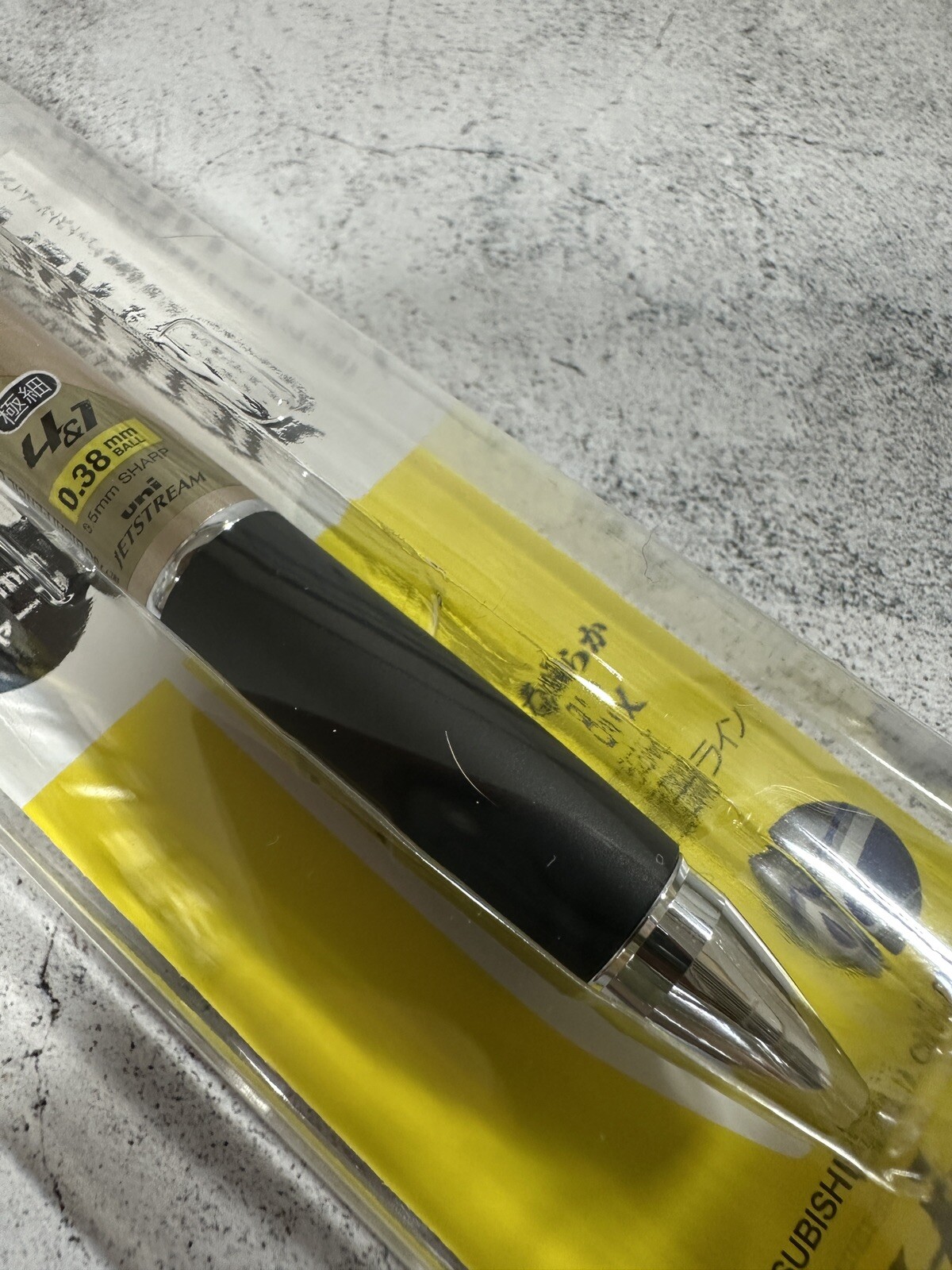 Jetstream 4&1 Metal Gold Ballpoint Pen (Black Red Blue Green) And Pen 0.38mm