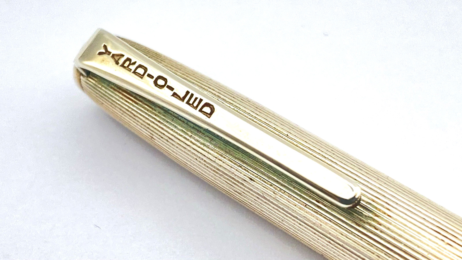 VINTAGE YARD O LED DELUXE BALLPOINT PEN IN STERLING SILVER MADE IN ENGLAND 1988