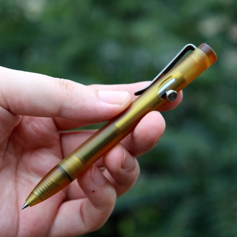 EDC Titanium Pocket Polyetherimide ULTEM PEI Rollerball Pen Ballpoint Gel Pen