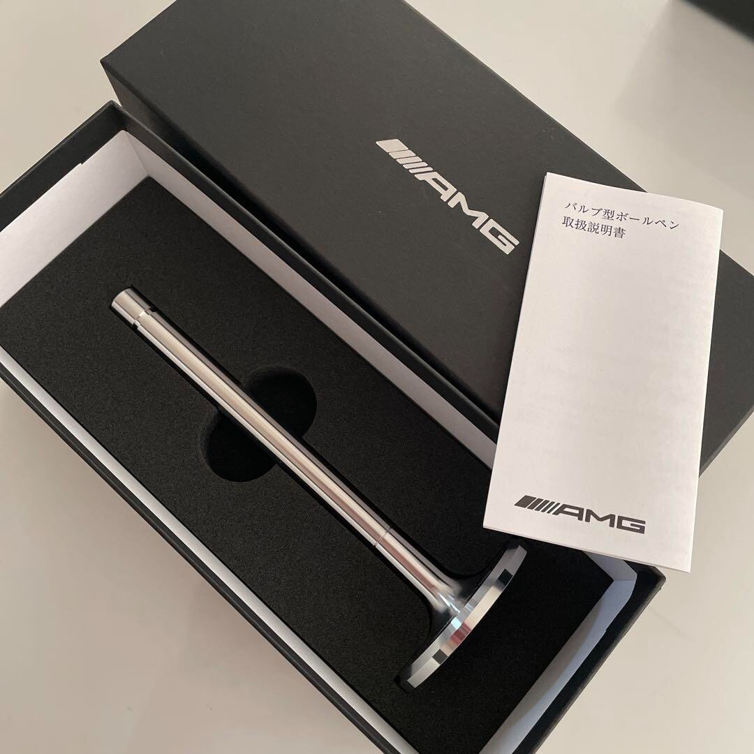 AMG Mercedes-Benz Valve type Ballpoint Pen Aluminum JPN MADE