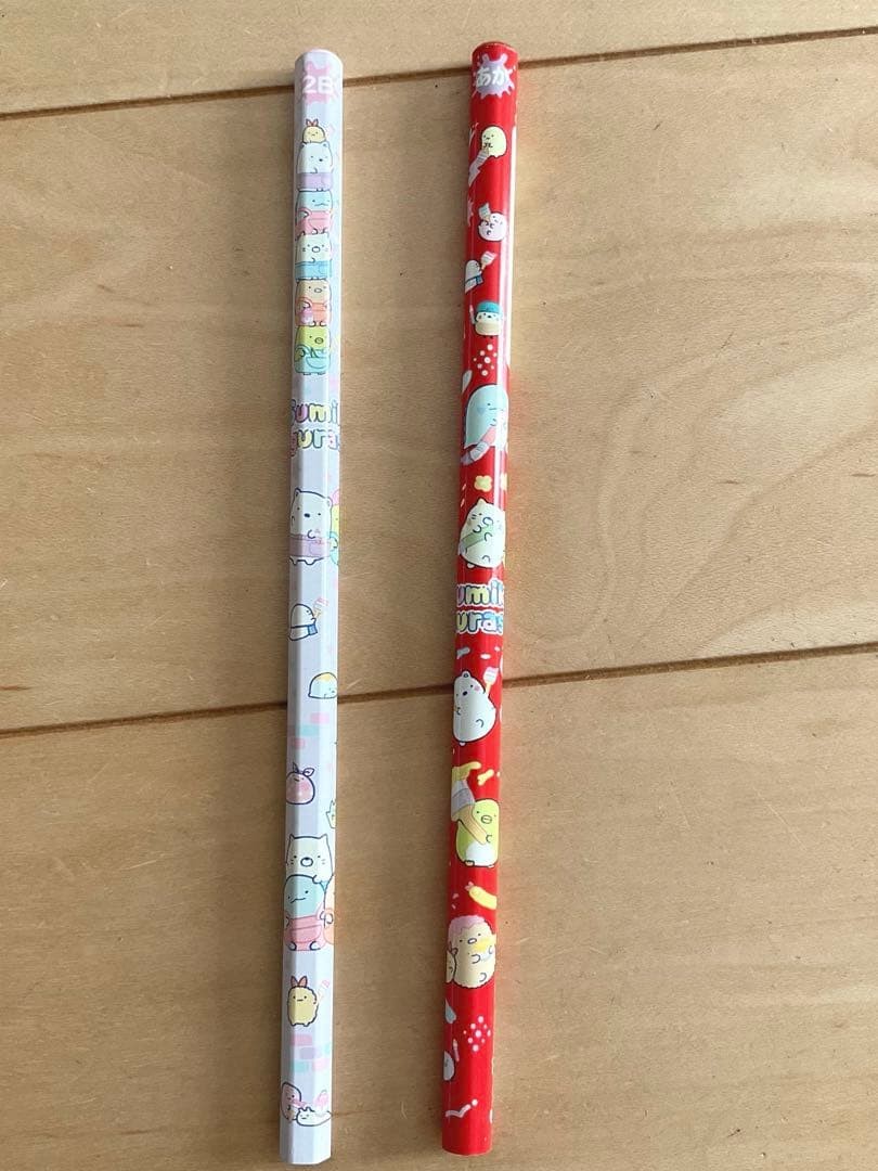 2 pieces only, Sunstar Yokopita, 2 Sumikko Pencils, bonus, open on both sides #f