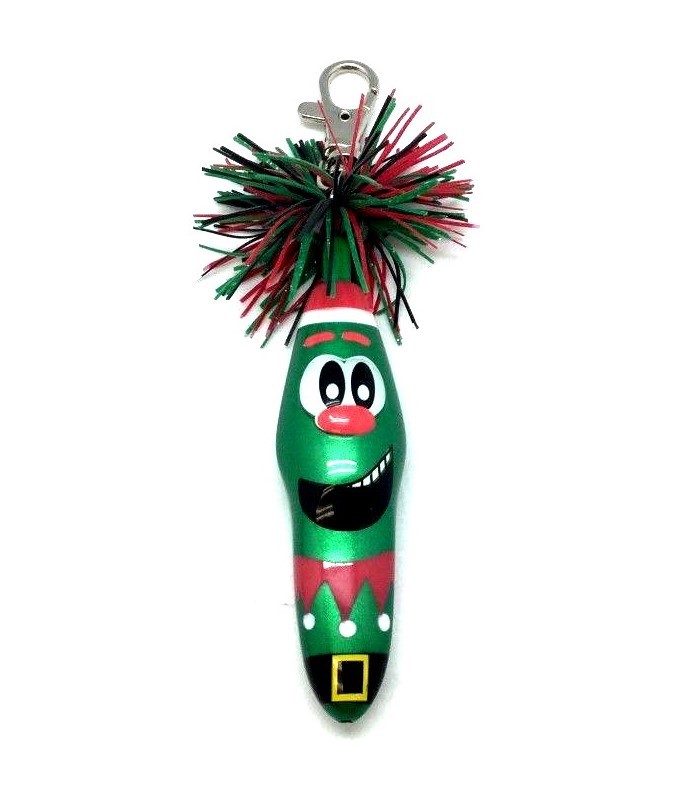 KOOKY KLICKERS KOLLECTIBLE BALL POINT PEN KREW 28 Elfis KEY CHAIN BELT CLIP GIFT