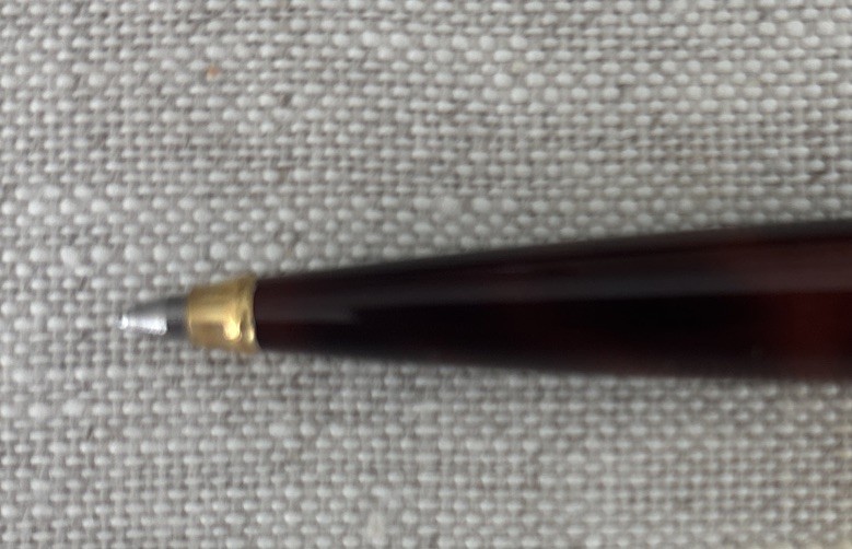 Elysee En Vogue Laque Brown Ballpoint Pen Mint W Case And Box