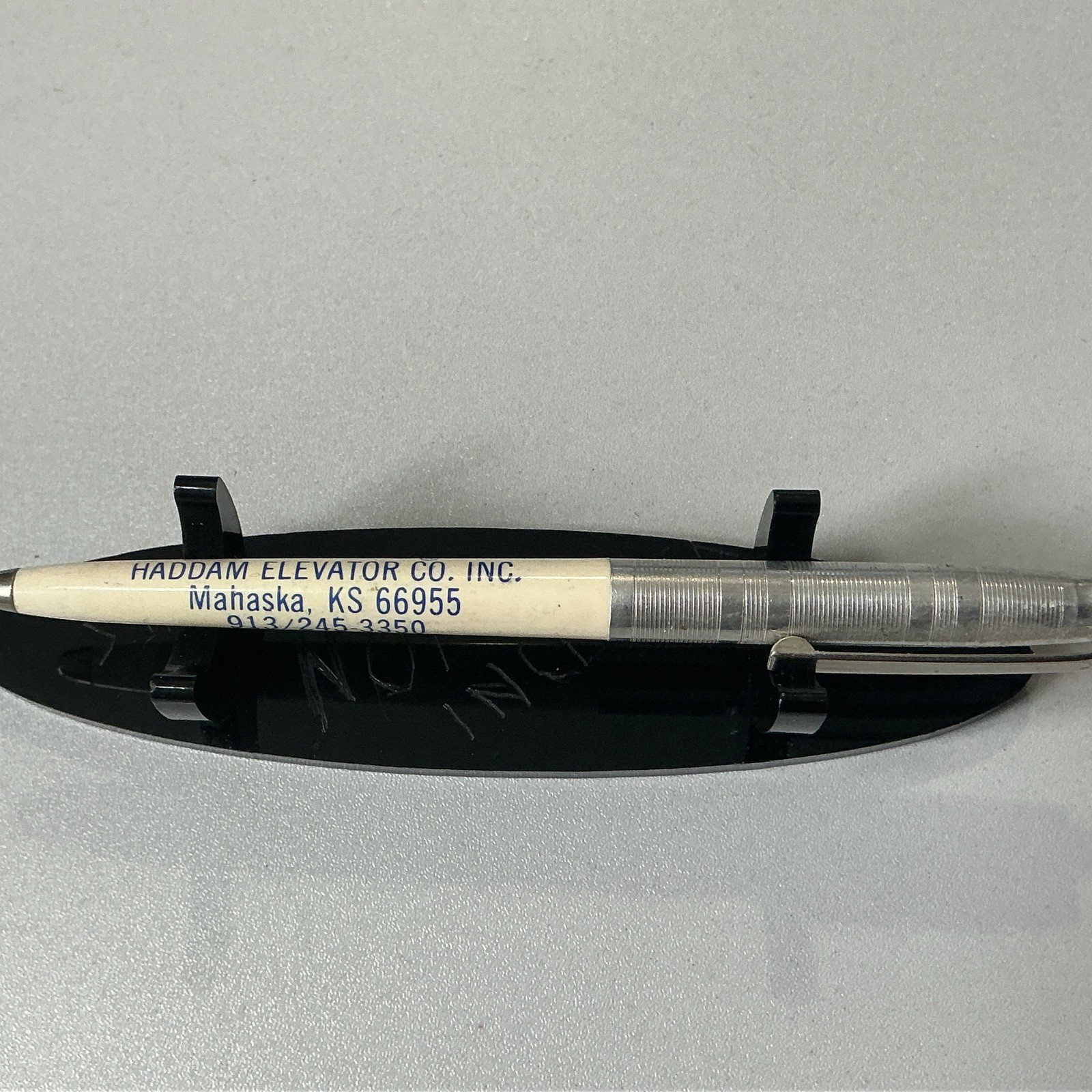 VTG Ballpoint Pen – Hassan Elevator Company Inc. Mahaska Kansas – Y54