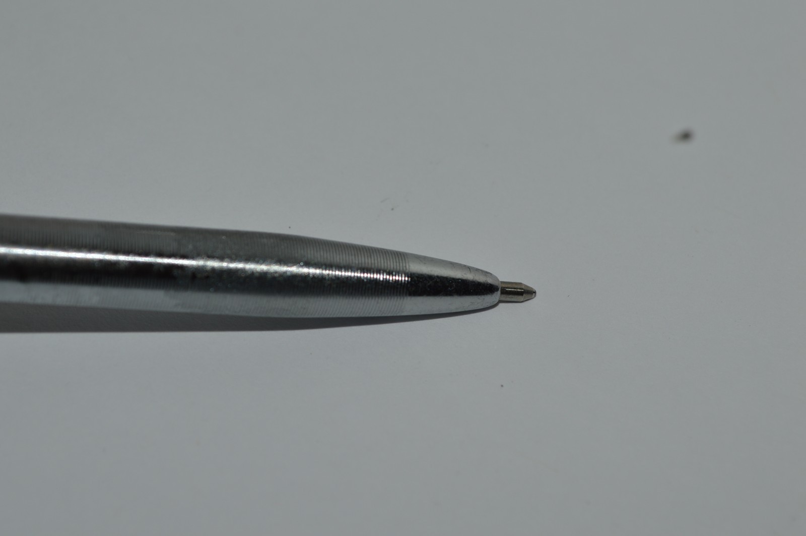 RITEPOINT Ballpoint Pen Grooved Stainless Steel Made in USA Circa 1950’s