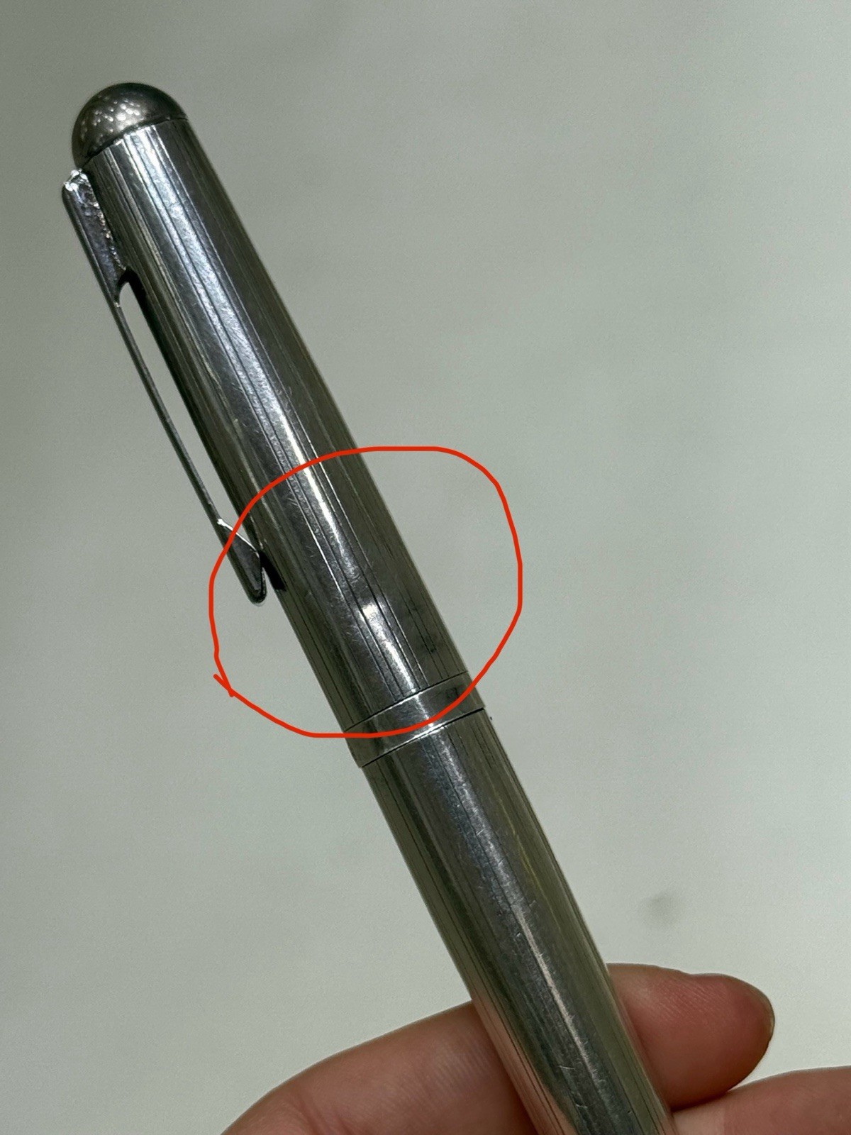 Fountain Pen Sterling Silver 925 Iridium Point!