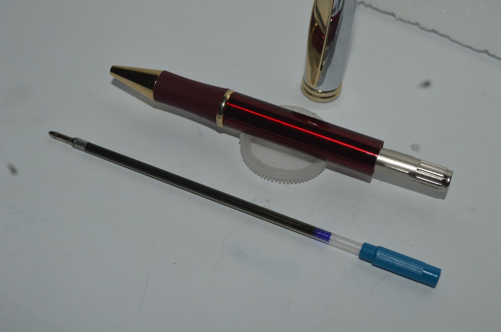 Premium Ballpoint Pen Thick Ergonomic Grip Lacquer & Crome GT Circa 1990s