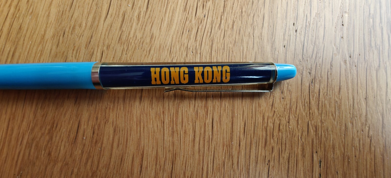 Floaty Liquid Moving Pen ESKESEN DENMARK SOUVENIR Hong Kong
