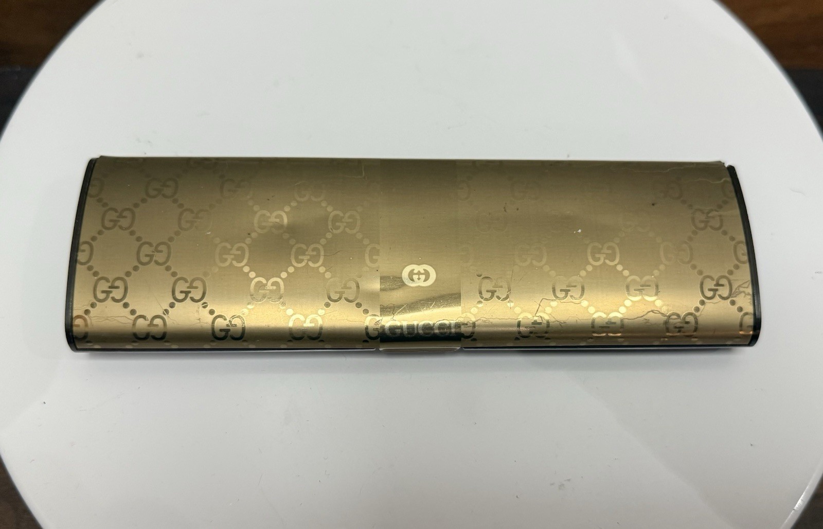 Vintage Gucci Accessory Collection Ballpoint Pen With Original Case Italy