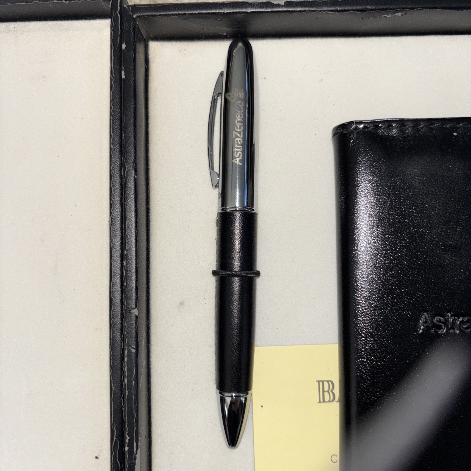 Ballmain Paris Pen And Not Pad AstraZeneca Logo On Both Pen Has No Ink
